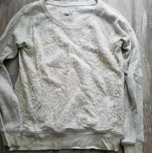 Heather grey pullover